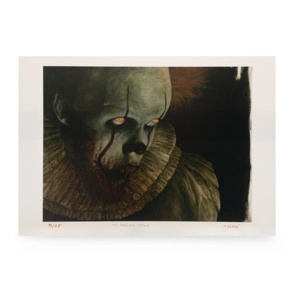 "The Dancing Clown" Gold Edition Fine Art Print by Sebastian Nabel, 18cm x 24cm